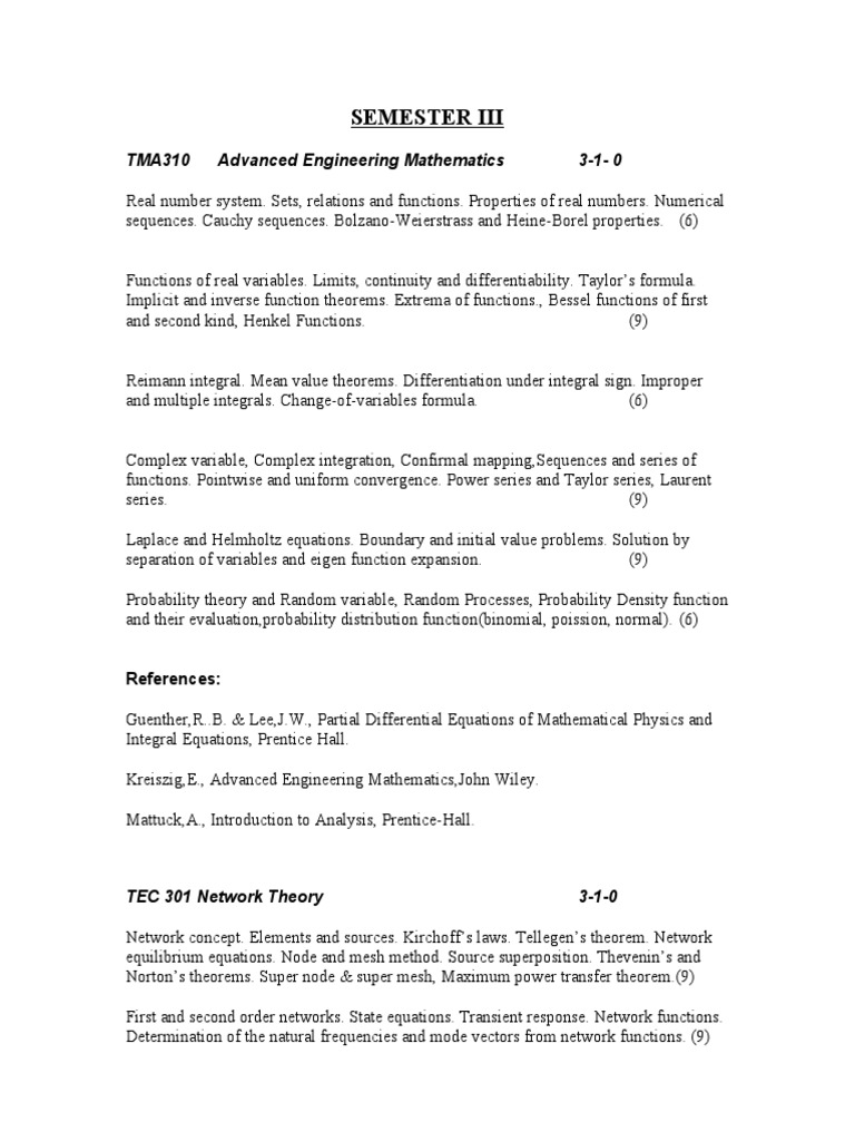 Advanced Engineering Mathematics and Networks | PDF | Computer Network ...