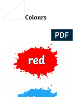 Colours vocabulary