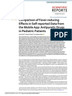 Comparison of Fever-Reducing Effects in Self-Reported Data From The Mobile App: Antipyretic Drugs in Pediatric Patients