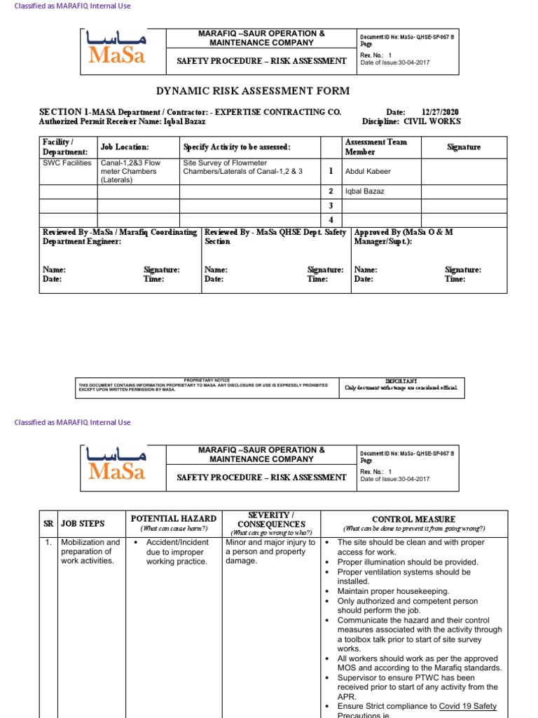 Office Environment Risk Assessment Guide | PDF | Risk Assessment ...
