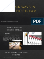 Shock Waves in Traffic Stream