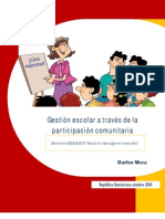 Gestión Escolar A Través de La Comunicación Comunitaria - Darlyn Meza