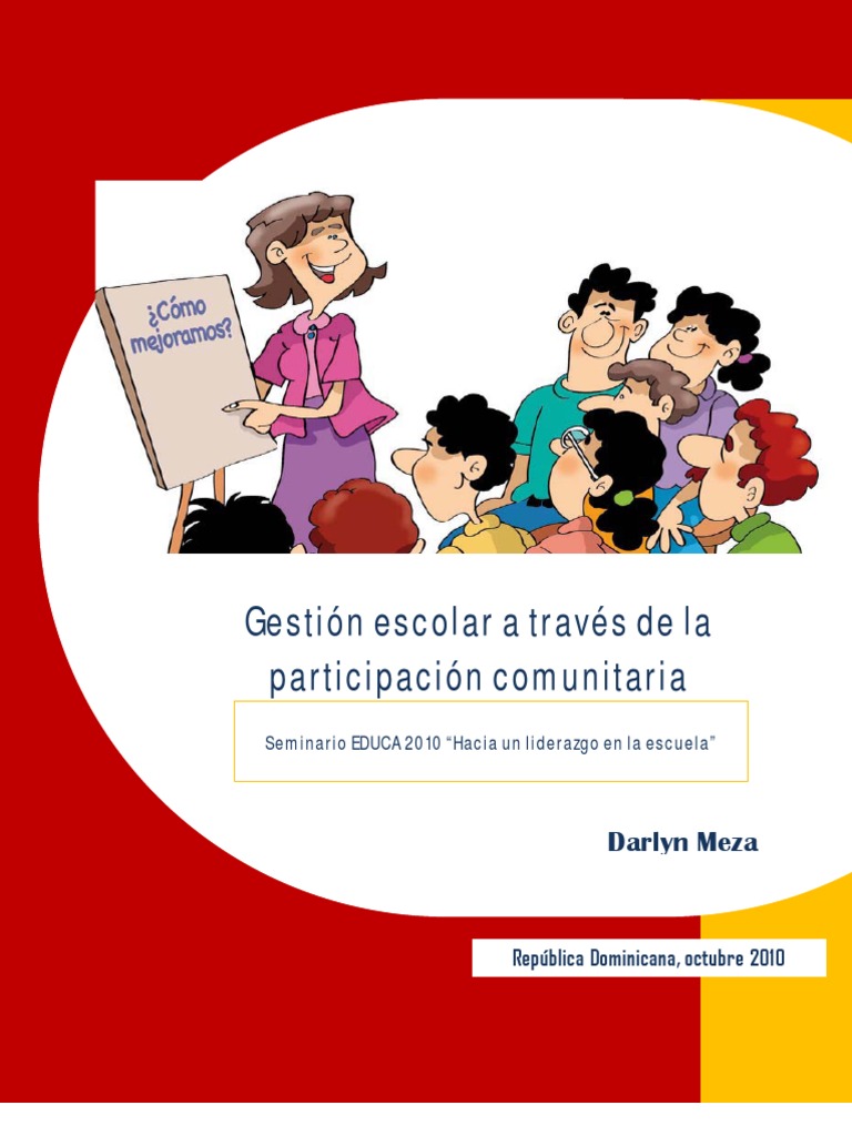 Gestión Escolar y Participación Comunitaria | PDF | Maestros | Evaluación