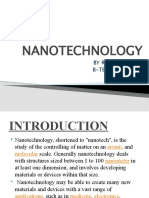 Nanotechnology: by Rahul Singh B-Tech, Mba (Me)