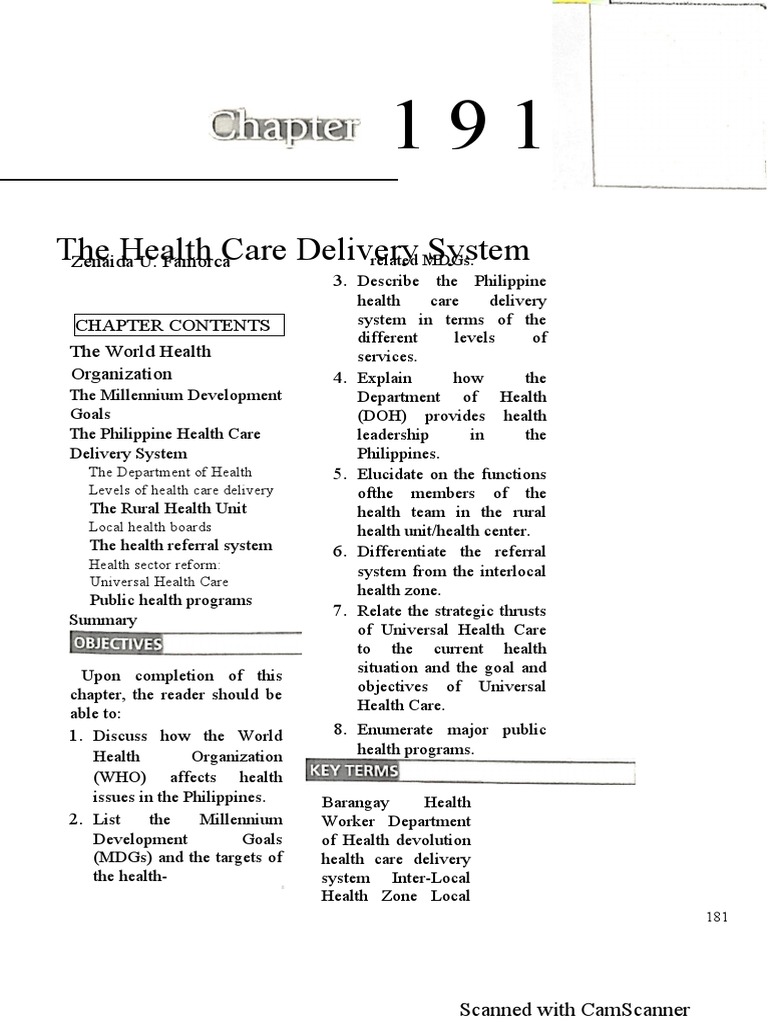 Philippine Health Care Delivery System | PDF | World Health ...