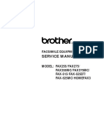 Service Manual: MODEL: FAX255/FAX275/ FAX355MC/FAX375MC/ FAX-515/FAX-525DT/ FAX-525MC/HOMEFAX3