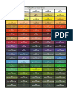Vallejo Colour Chart Chips 2