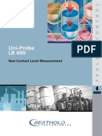 Uni-Probe LB 490: Non-Contact Level Measurement