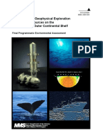 Geological and Geophysical Exploration For Mineral Resources On The Gulf of Mexico Outer Continental Shelf