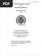 AASHTO Standard Specifications For Highway Bridge