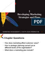 2 Developing Marketing Strategies and Plans