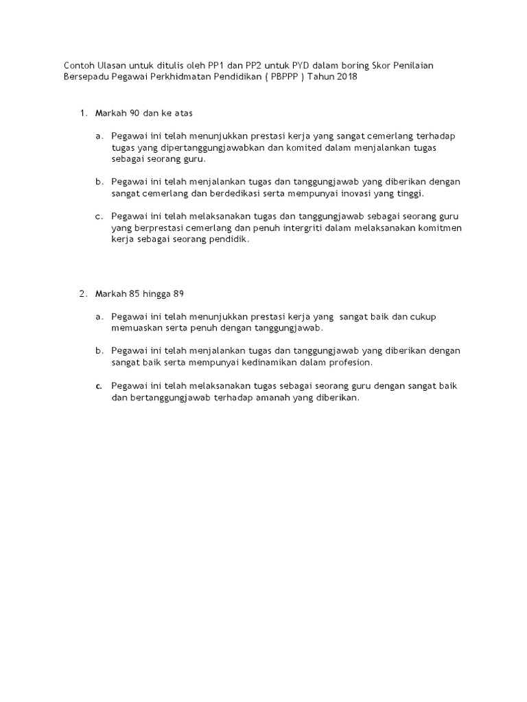 Contoh - Ulasan - Untuk - Ditulis - Oleh PP1 & PP2  PDF