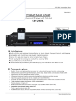 Product Spec Sheet: CD-200iL