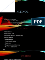 NITINOL Properties and Applications