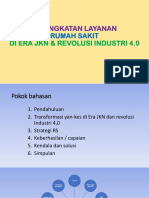 Peningkatan Layanan RS Di Era 4.0