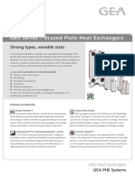 GBS Series - Brazed Plate Heat Exchangers: Strong Types, Variable Sizes