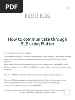 How to Communicate Through BLE Using Flutter