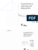 Skliar Carlos y Larrosa Jorge Experiencia y Alteridad en Educacion 1 (1)