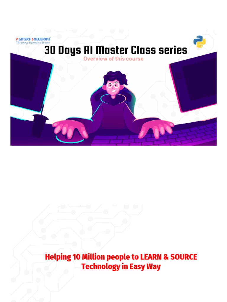 30-Day AI Master Class Overview | PDF | Artificial Intelligence ...