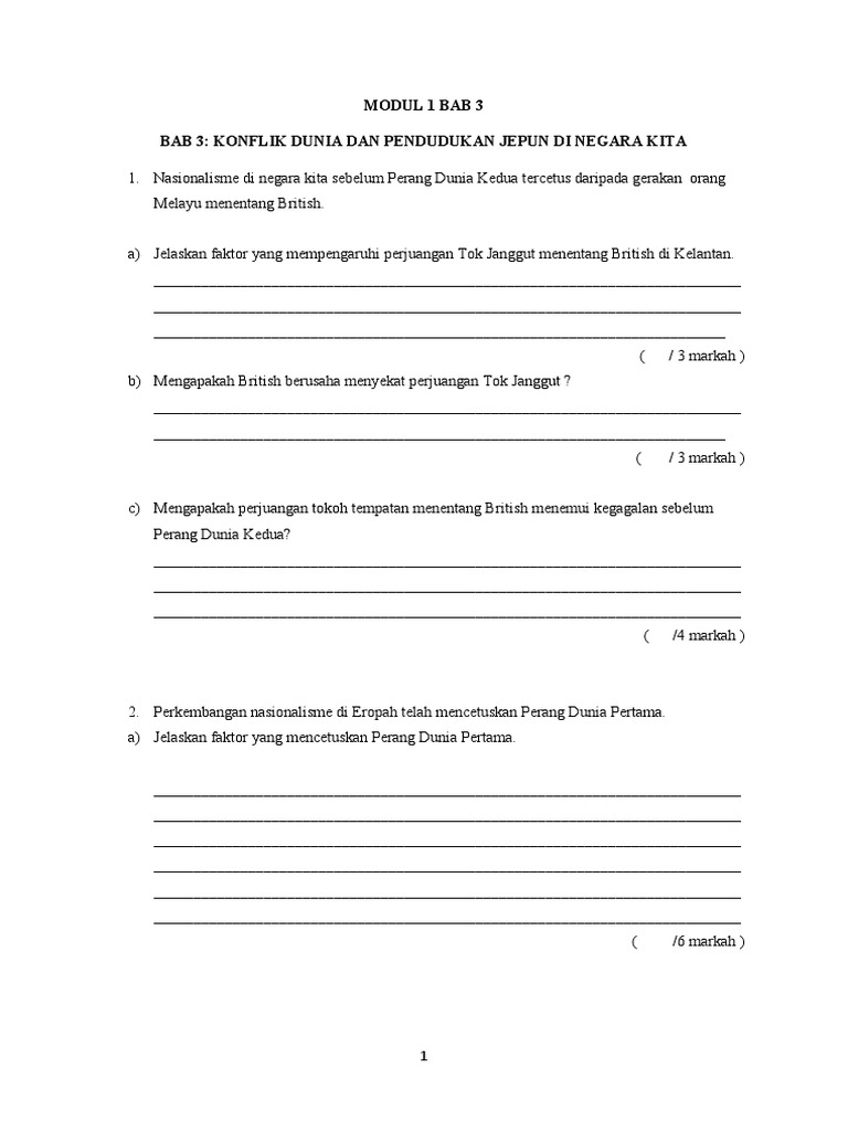 Modul 1 Bab 3 | PDF
