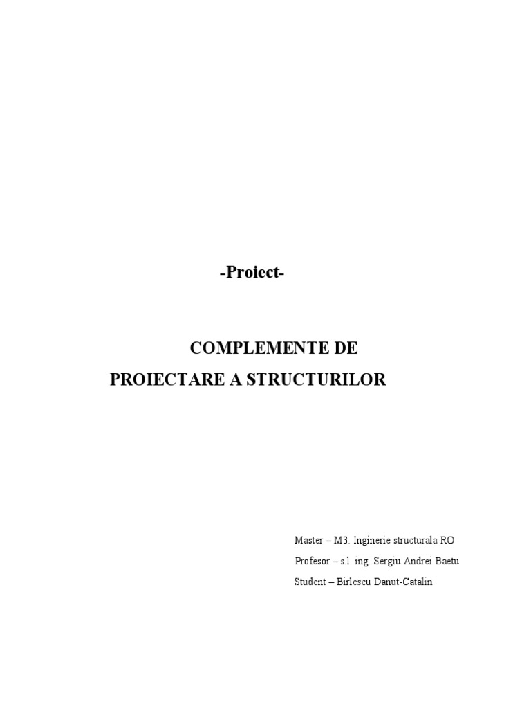 Proiect | PDF