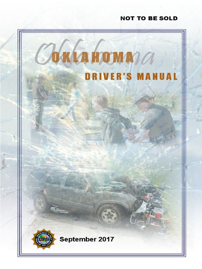 2017 Oklahoma Drivers Manual Web PDF Driver's License Identity
