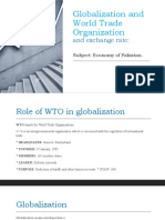 Role of the World Trade Organization (WTO) in Globalization and Pakistan's Economy