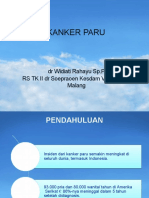 Radioterapi paliatif dapat meningkatkan kualitas hidup dan mengurangi gejala. Dosis total 1000-3000 cGy diberikan dalam dosis fraksi 200 cGy/x, 1-2x/hari