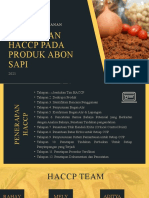 HACCP Abon Sapi