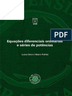 Equações Diferenciais Ordinárias e Séries de Potência