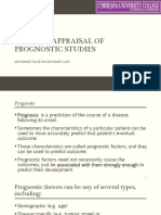 Critical Appraisal of Prognostic Studies