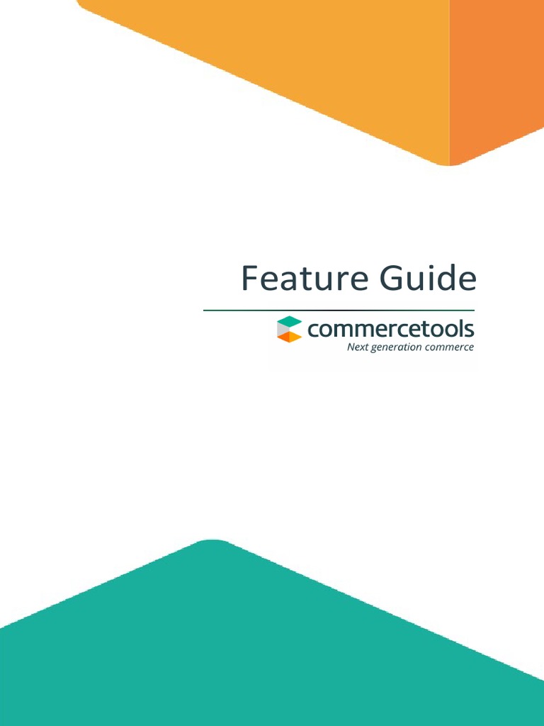 Commercetools Feature Overview 2019 | PDF | Cloud Computing | Point Of Sale