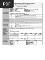 PF LAB Course Outline  