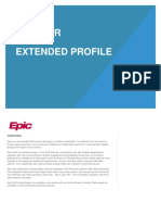 Epic Ehr Extended Profile