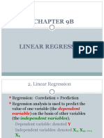 Chapter 9b Linear Regression