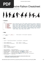 Python Cheatsheet