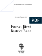 Paavo Jarvi - Beatrice rana