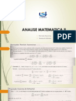 Derivadas Sucessivas e Teorema de Schwartz em Análise Matemática II