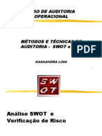 Análise SWOT e DVR para auditoria operacional