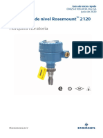 Guía de Inicio Rápido Rosemount 2120 Interruptor de Nivel Horquilla Vibrante Es Es 3671450