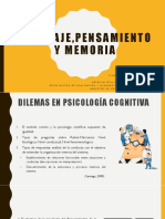 Presentación Pensamiento, Lenguaje y Memoria 1er Corte