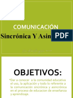 COMUNICACION SINCRONICA Y ASINCRONICA