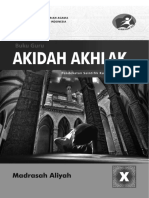 Buku Akidah Akhlak MA 10 Guru