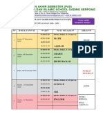 Jadwal Pas - Akhwat-Ikhwan