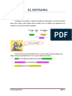 Concepto Se Sintagma, Clases y Estructura