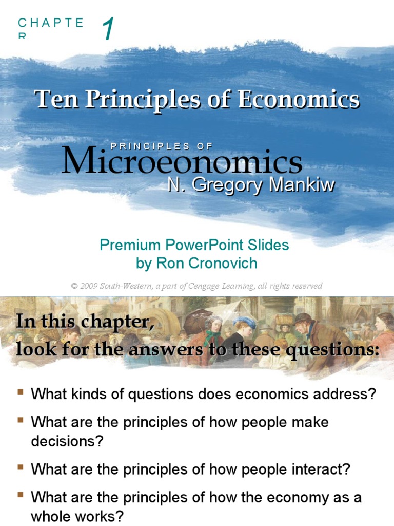 Principles of Microeconomics (Chapter 1) | PDF | Economics | Inflation