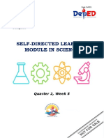 Self-Directed Learning Module in Science: Quarter 2, Week 5