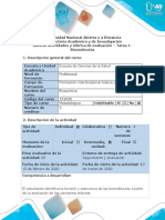 Guía de Actividades y Rúbrica de Evaluación - Tarea 1 - Biomoléculas