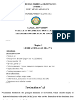 Engineering Material Ii (Meng2092) : Chapter - 3 Light Metals and Alloys