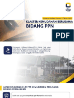 Klaster Perpajakan PPN Saja